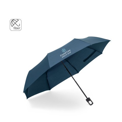 GEORGE. Parasol 21'' wykonany z poliestru pochodzącego z recyklingu (100% rPET) 190T wiatroodporny pongee