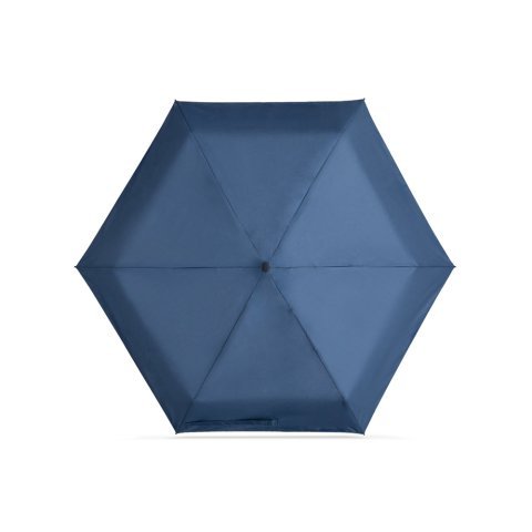 EMMA. Mini ombrello compatto da 19&rdquo; in pongee 190T - Blu