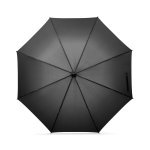 MATEO. Large umbrella (30") made of pongee - Black