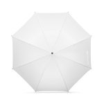 MATEO. Large umbrella (30") made of pongee - White
