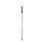 MATEO. Large umbrella (30") made of pongee - White