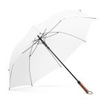 MATEO. Large umbrella (30") made of pongee - White