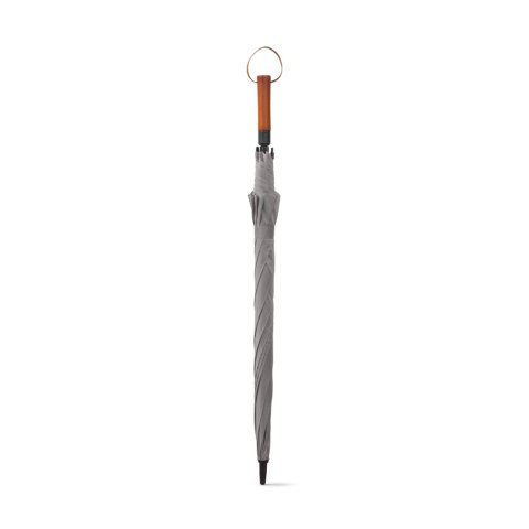 MATEO. Large umbrella (30") made of pongee - Grey