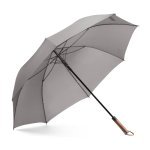 MATEO. Large umbrella (30") made of pongee - Grey