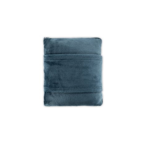 SNUGGY. 3-in-1-Set aus Fleece-Gewebe (220 g/m&sup2;) ideal f&uuml;r Reisen - Blau