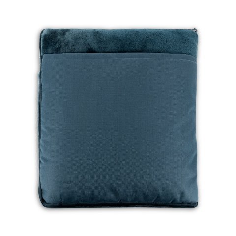 SNUGGY. 3-in-1-Set aus Fleece-Gewebe (220 g/m&sup2;) ideal f&uuml;r Reisen - Blau
