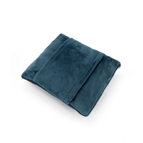 SNUGGY. 3-in-1-Set aus Fleece-Gewebe (220 g/m&sup2;) ideal f&uuml;r Reisen - Blau