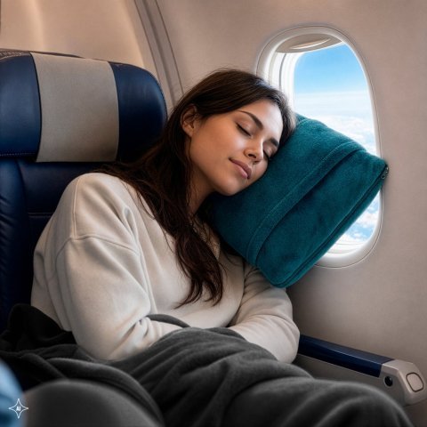 SNUGGY. 3-in-1-Set aus Fleece-Gewebe (220 g/m&sup2;) ideal f&uuml;r Reisen