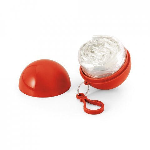 ISABEL. Poncho chubasquero - Rojo