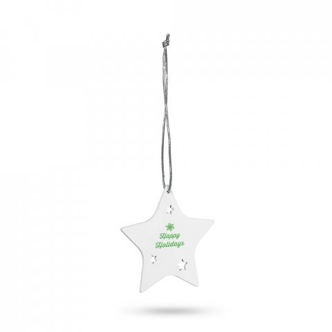 ASPEN. Julepynt - Hvid