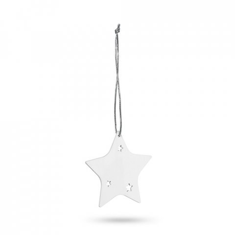 ASPEN. Julepynt - Hvid