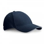 CHRISTOPHE. keps i 100 % bomull (260 g/m&sup2;) - Bl&aring;