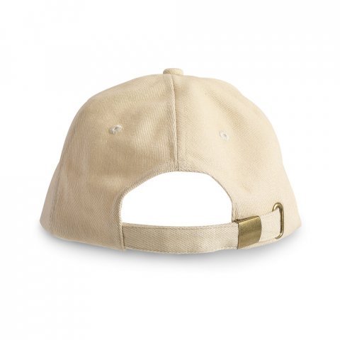 CHRISTOPHE. keps i 100 % bomull (260 g/m&sup2;) - Beige