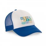 NICOLA. Czapka z poliestru i siatki (150 g/m&sup2;) - Szafirowy