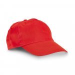 CAMPBEL. Casquette en polyester - Rouge