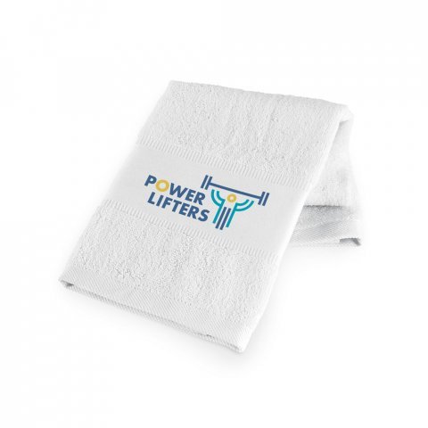 GEHRIG. Спортна кърпа в памук (380 g/m&sup2;) - бял
