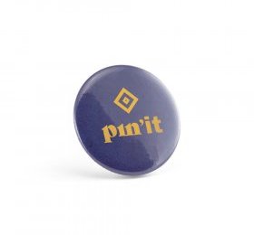 Pin Redondo com Fecho Magnético Duplo — ø50 mm