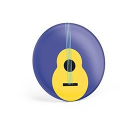 Pin Redondo com Fecho Magnético Duplo — ø59 mm