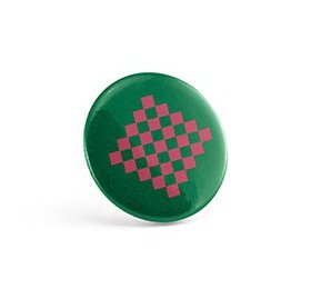 Pin Redondo com Íman e Descapsulador — ø57 mm