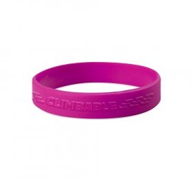 Pulseira em silicone personalizada – 1 cor com gravação em alto relevo (embossed)